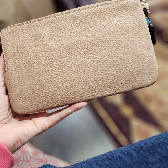 New Coach Double Zip Colorblock Wristlet Wallet - Picture 5 of 7